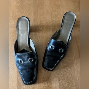 Elegant Black Women's Slip-On Pumps Size 6.5